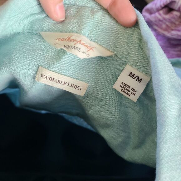 Weatherproof Vintage Linen Blend Top - Picture 8 of 9